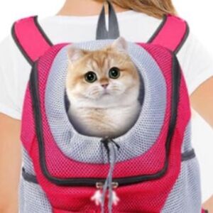 Cat or Dog Backpack 
Size Medium
rose pink
Great for walks and hiking